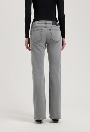 Carry Mid Straight - Light Grey from Mud Jeans