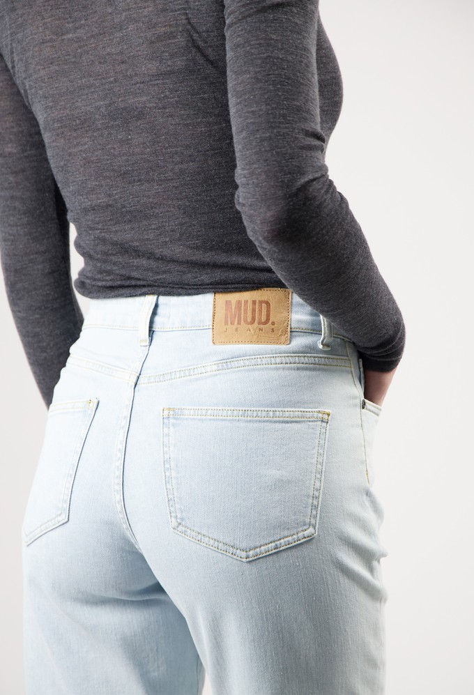 Mams High Tapered - Light Stone from Mud Jeans