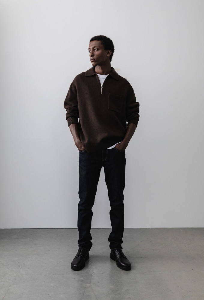 Bryce Mid Straight - Strong Blue from Mud Jeans