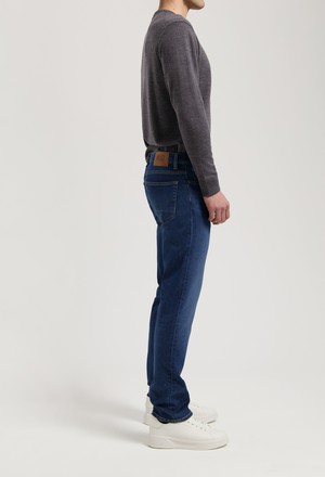 Bryce Mid Straight - Rustic Blue from Mud Jeans