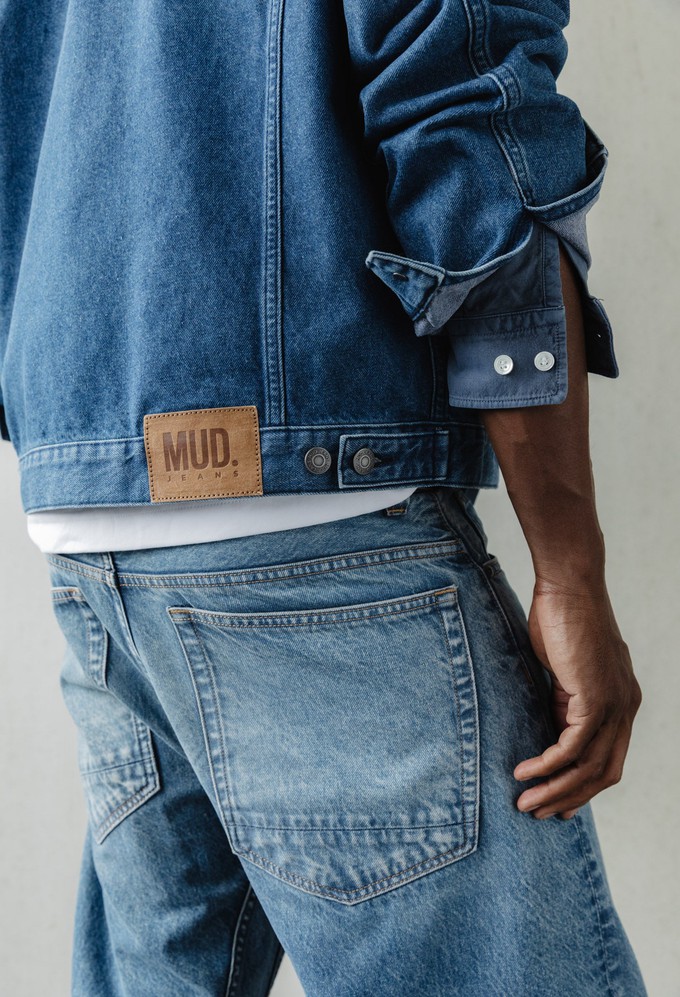 Benny Denim Jacket - Medium Stone from Mud Jeans
