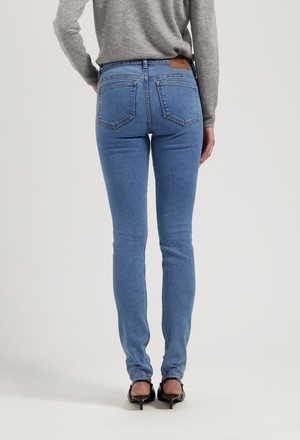Skyler Mid Skinny - Stone Vintage from Mud Jeans