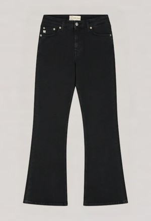 Isy Flared - Stone Black from Mud Jeans
