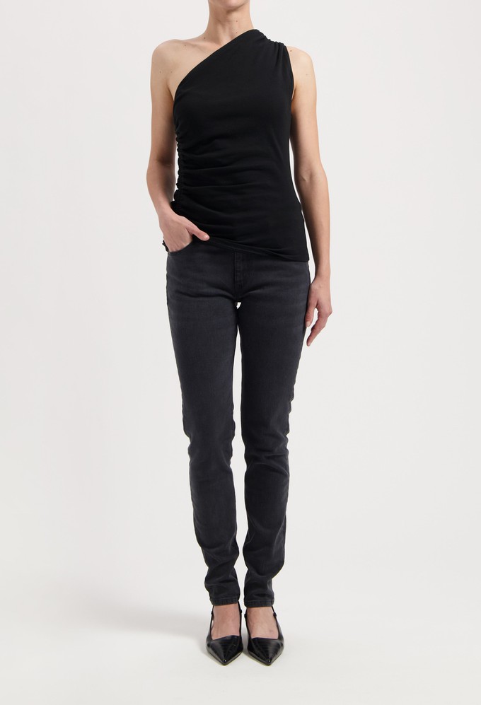 Skyler Mid Skinny - Authentic Black from Mud Jeans
