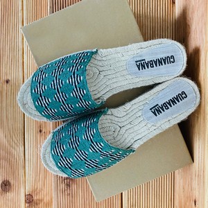 WOVEN SLIP ON aqua from Mymarini