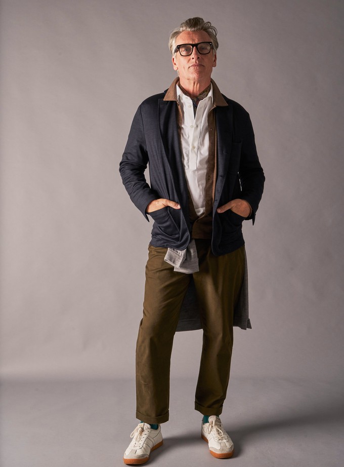 Recycled Italian White Popover Cut Away Shirt from Neem London