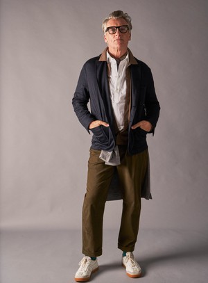 Recycled Italian White Popover Cut Away Shirt from Neem London