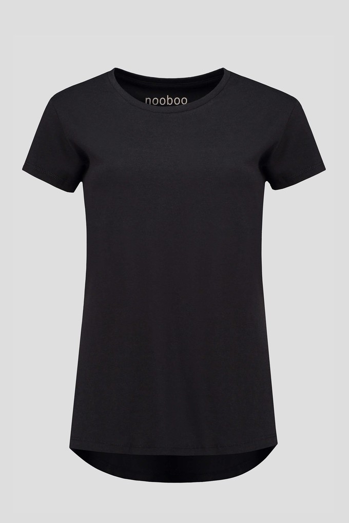 3302 BL - Luxe Bamboo Crew Neck T-Shirt Women - 185 g from Nooboo