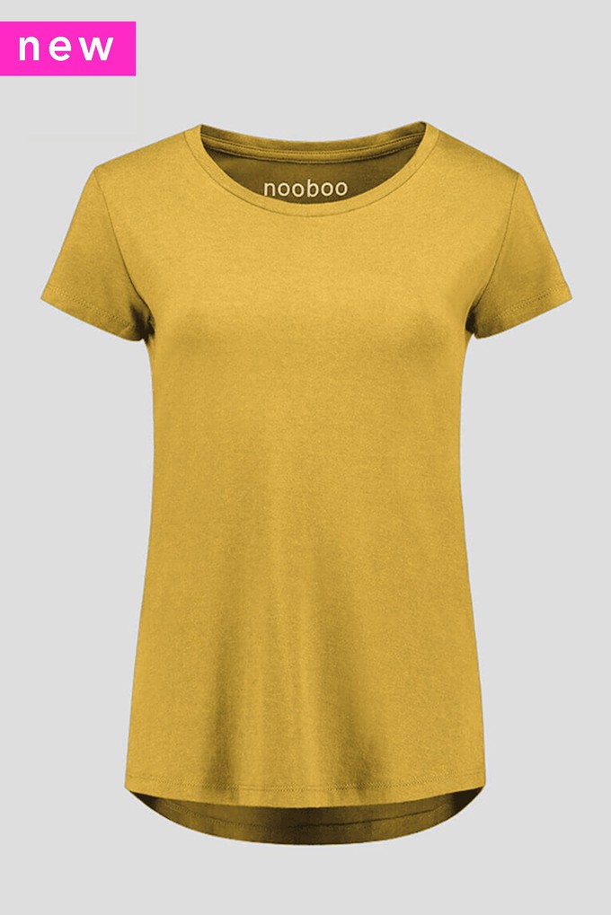 3302 BL - Luxe Bamboo Crew Neck T-Shirt Women - 185 g from Nooboo