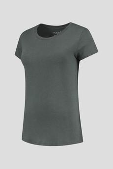 3302 BL - Luxe Bamboo Crew Neck T-Shirt Women - 185 g via Nooboo