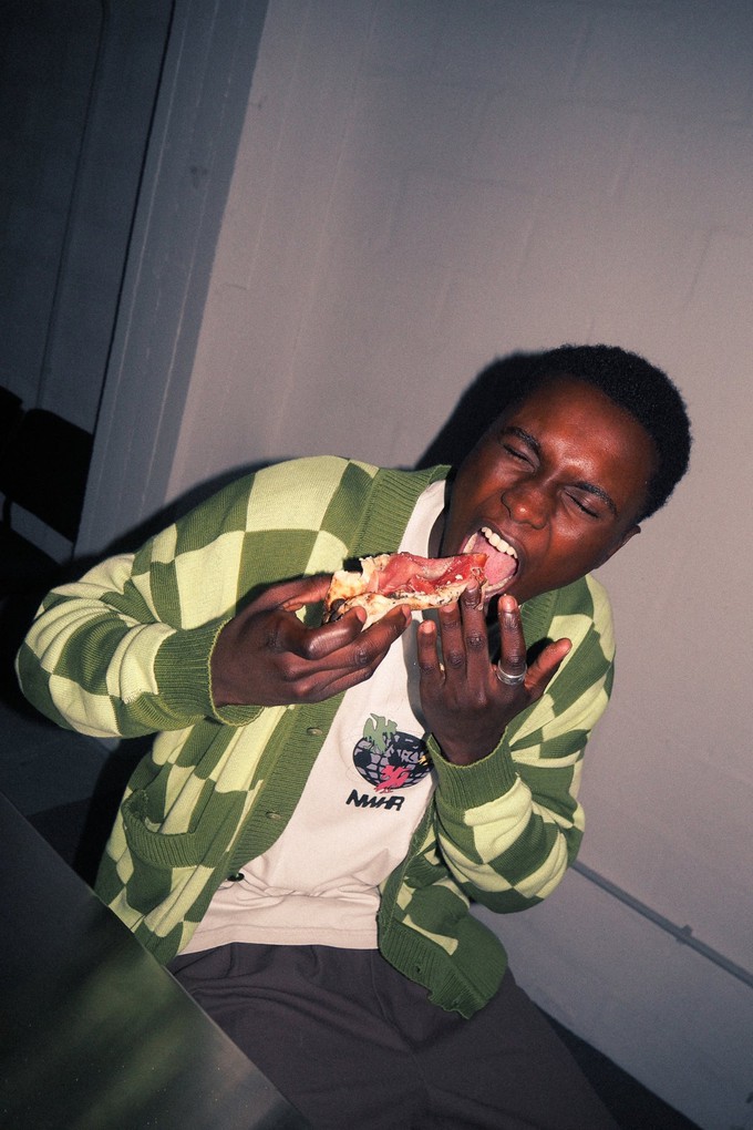 Checkered Green Cardigan from NWHR