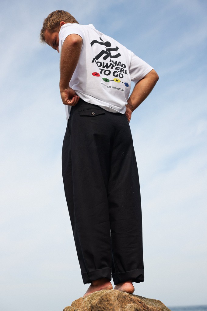 Black chino pants from NWHR