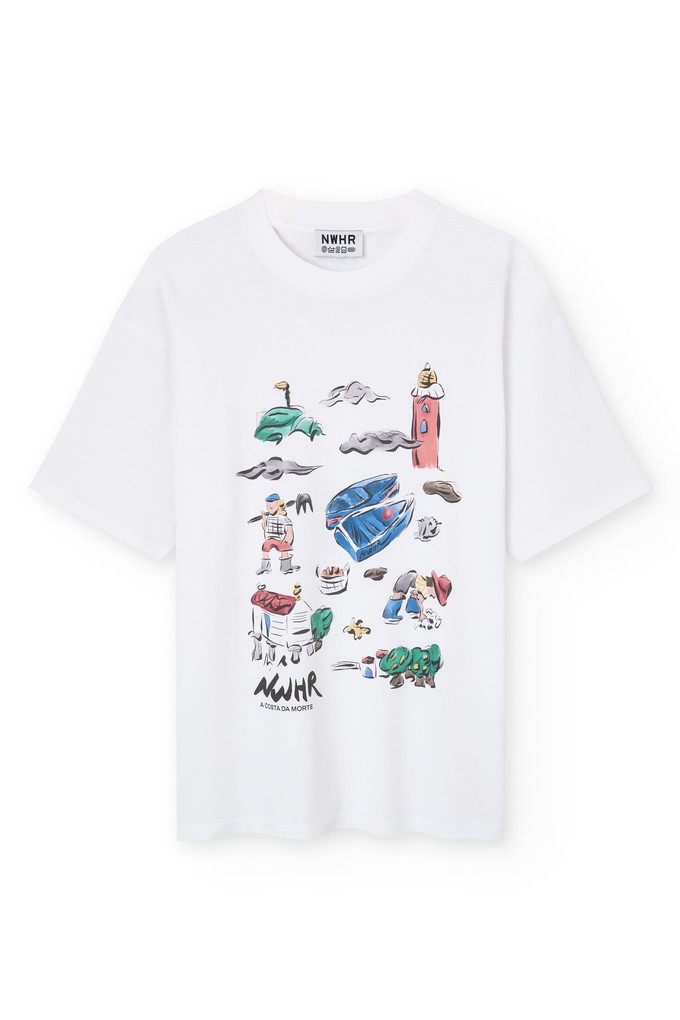 Costa da Morte white T-shirt from NWHR
