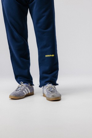 Soft navy trousers from NWHR