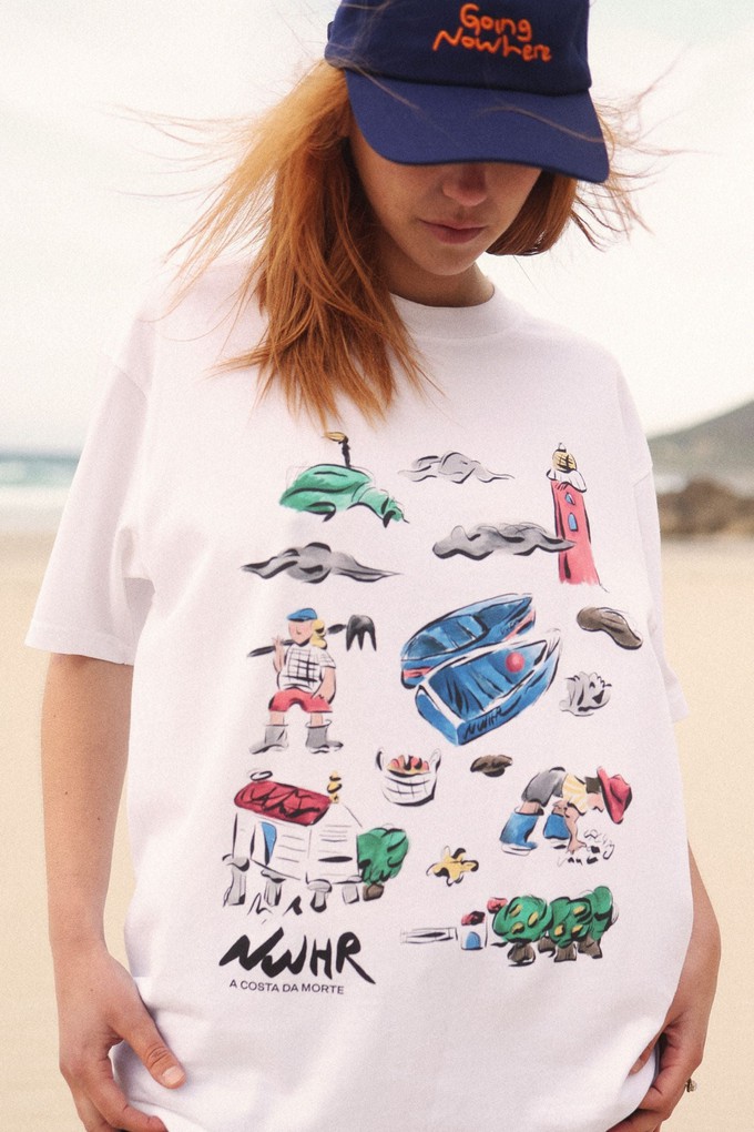 Costa da Morte white T-shirt from NWHR