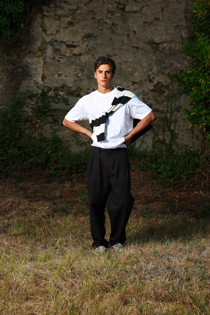 Black chino pants from NWHR