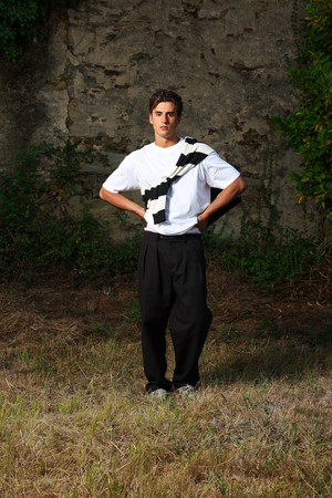 Black chino pants from NWHR