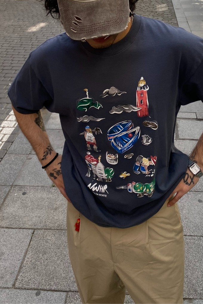 Costa da Morte black T-shirt from NWHR