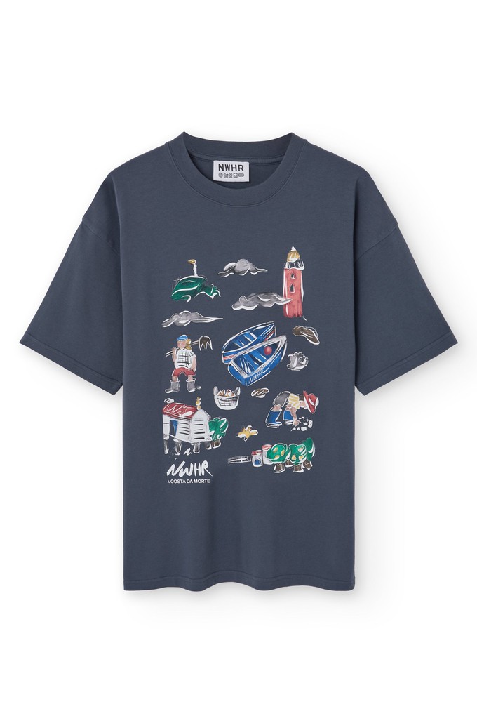 Costa da Morte black T-shirt from NWHR