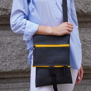 Jen Recycled Rubber Crossbody Bag (6 Colours Available) from Paguro Upcycle