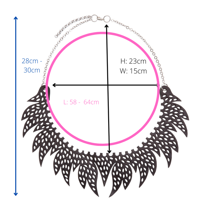 Upcycled Sunburst Inner Tube Necklace - Eco Jewelry from Paguro Upcycle