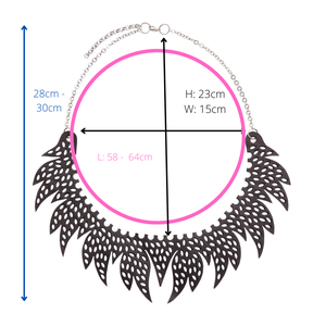 Upcycled Sunburst Inner Tube Necklace - Eco Jewelry from Paguro Upcycle