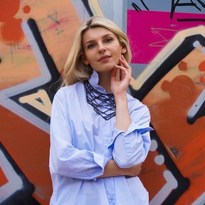 Paguro Upcycle Elegant Upcycled Orion Rubber Necklace from Paguro Upcycle