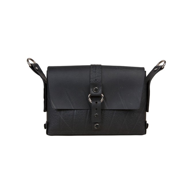 Reina Recycled Rubber Vegan Handbag from Paguro Upcycle