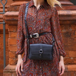 Reina Recycled Rubber Vegan Handbag from Paguro Upcycle