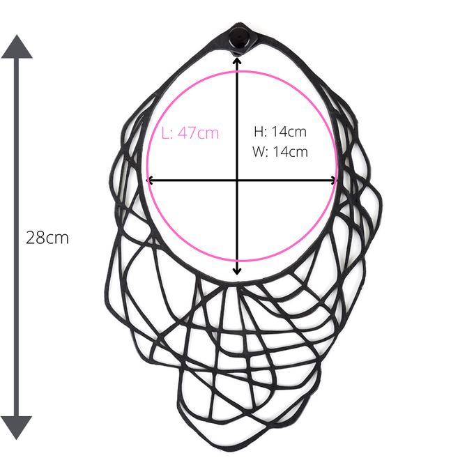 Paguro Upcycle Elegant Upcycled Orion Rubber Necklace from Paguro Upcycle