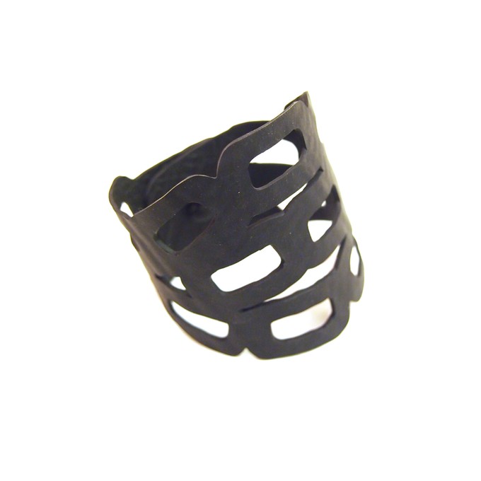 Eco Friendly Chain Recycled Rubber Bracelet from Paguro Upcycle