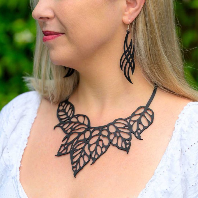 Vela Upcycled Inner Tube Earrings from Paguro Upcycle
