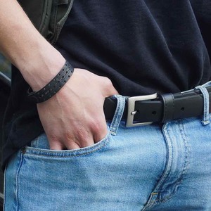 Triplet Unisex Upcycled Inner Tube Bracelet Eco-Friendly from Paguro Upcycle