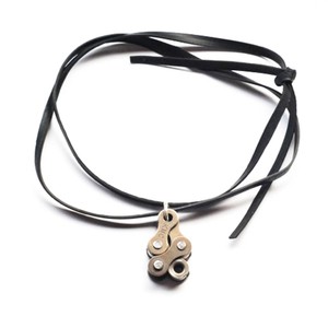 Bikeman Recycled Bike Chain Pendant Necklace from Paguro Upcycle