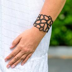 Pebble Upcycled Rubber Inner Tube Bracelet via Paguro Upcycle