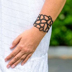 Pebble Upcycled Rubber Inner Tube Bracelet from Paguro Upcycle