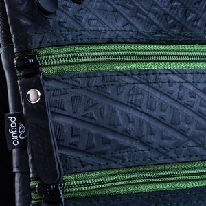 Maggie Upcycled Inner Tube Vegan Crossbody Bag - Eco Friendly from Paguro Upcycle