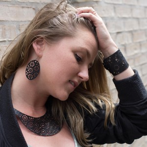 Seraphine (II) Inner Tube Necklace from Paguro Upcycle