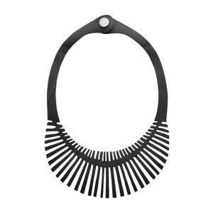 Fishbone Upcycled Inner Tube Necklace from Paguro Upcycle
