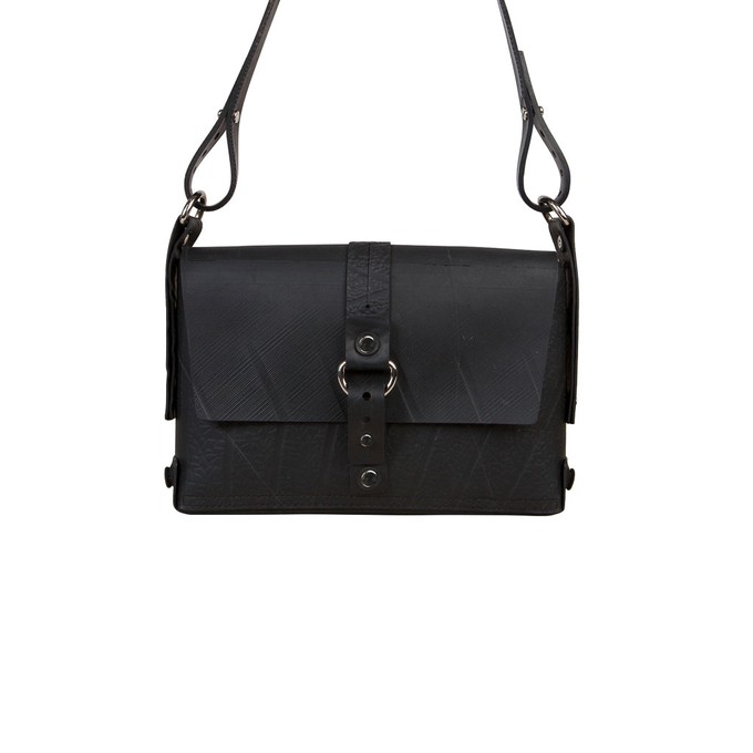 Reina Recycled Rubber Vegan Handbag from Paguro Upcycle