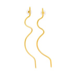 Wimbi Recycled Brass Statement Earrings from Paguro Upcycle