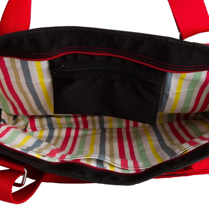 Rika Spacious Vegan Tote Bag Made From Inner Tube from Paguro Upcycle