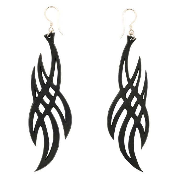 Vela Upcycled Inner Tube Earrings from Paguro Upcycle