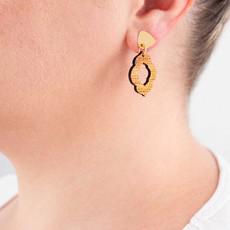 Herangan Recycled Wood Earrings via Paguro Upcycle