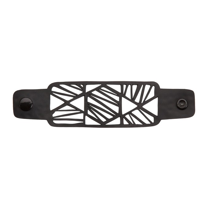 Paguro Upcycle Honeycomb Recycled Rubber Bracelet Eco Cuff from Paguro Upcycle