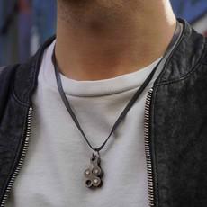 Bikeman Recycled Bike Chain Pendant Necklace via Paguro Upcycle