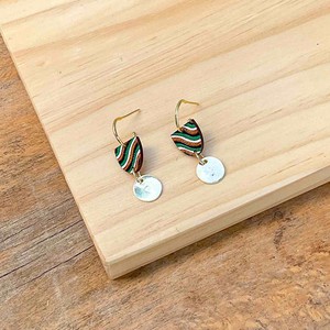 Rawan Recycled Wood Earrings from Paguro Upcycle