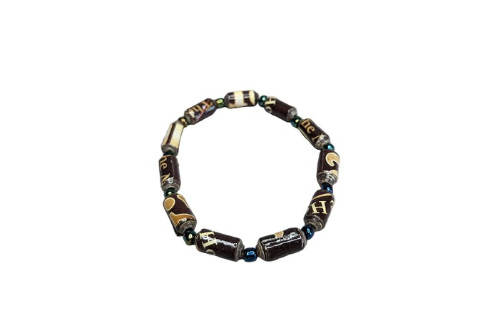 Bracelet made of cylindrical paper beads "Kribi" from PEARLS OF AFRICA