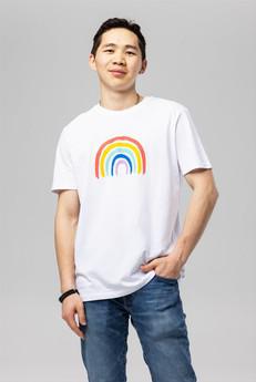 Rainbow T-Shirt Unisex via Pitod