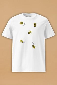 Bees T-Shirt Unisex via Pitod